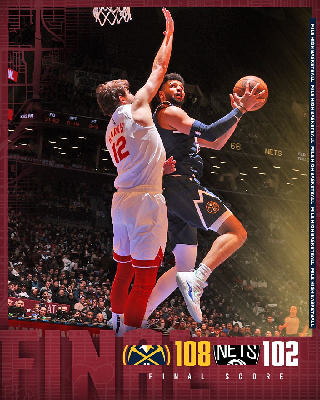 篮网主场逆转掘金保持不败战绩 篮网主场逆转掘金保持不败战绩